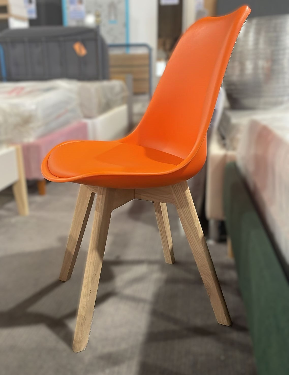 Assembled Habitat Single Jerry of Dining Chair - Orange